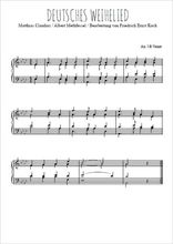 Téléchargez l'arrangement pour piano de la partition de Deutsches Weihelied en PDF